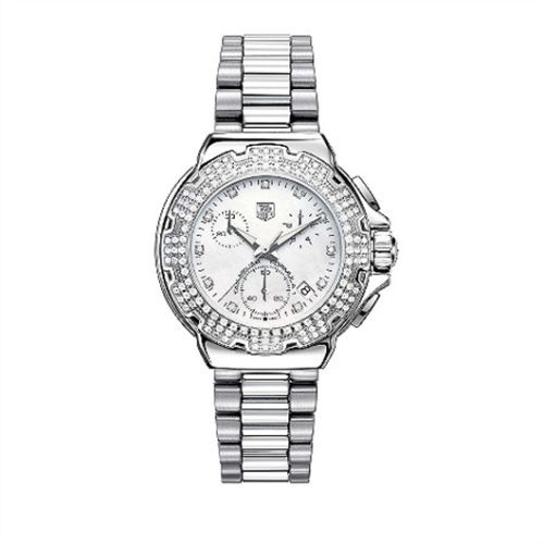 TAG Heuer Formula 1 Quartz Chronograph 37 Stainless Steel / MOP - Diamond / Bracelet